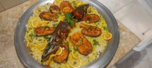 وصفة سمك السلمون مع الأرز بالزعفران (الصورة من شيف أحمد الشناوي ل"أذواق")