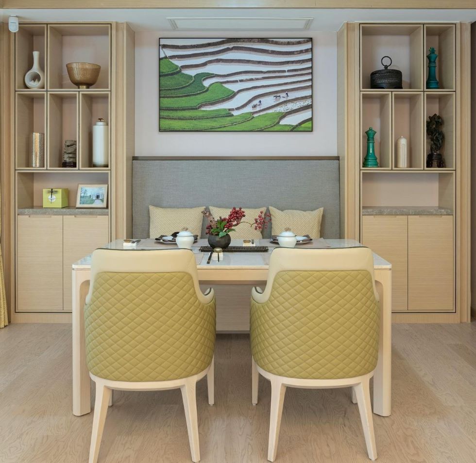 من أفكار المساحات الصغيرة معيشة وسفرة معا (بيكسل)