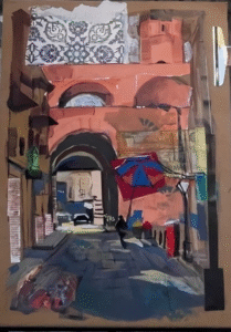 من أعمال المعرض (الصورة خاص أذواق)