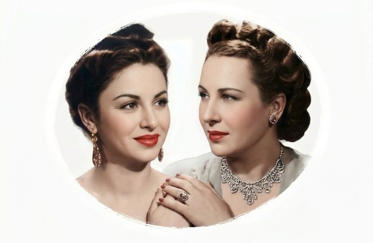 وثيقة نادرة عن فاتن حمامة وأمينة رزق من أرشيف الكواكب 1949